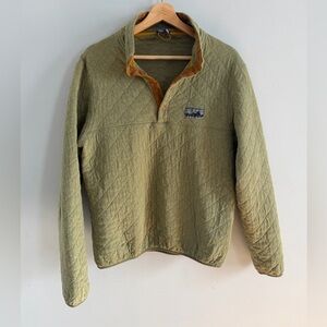 Patagonia Diamond Quilted Snap-T 40th Anniversary Pullover Organic Cotton